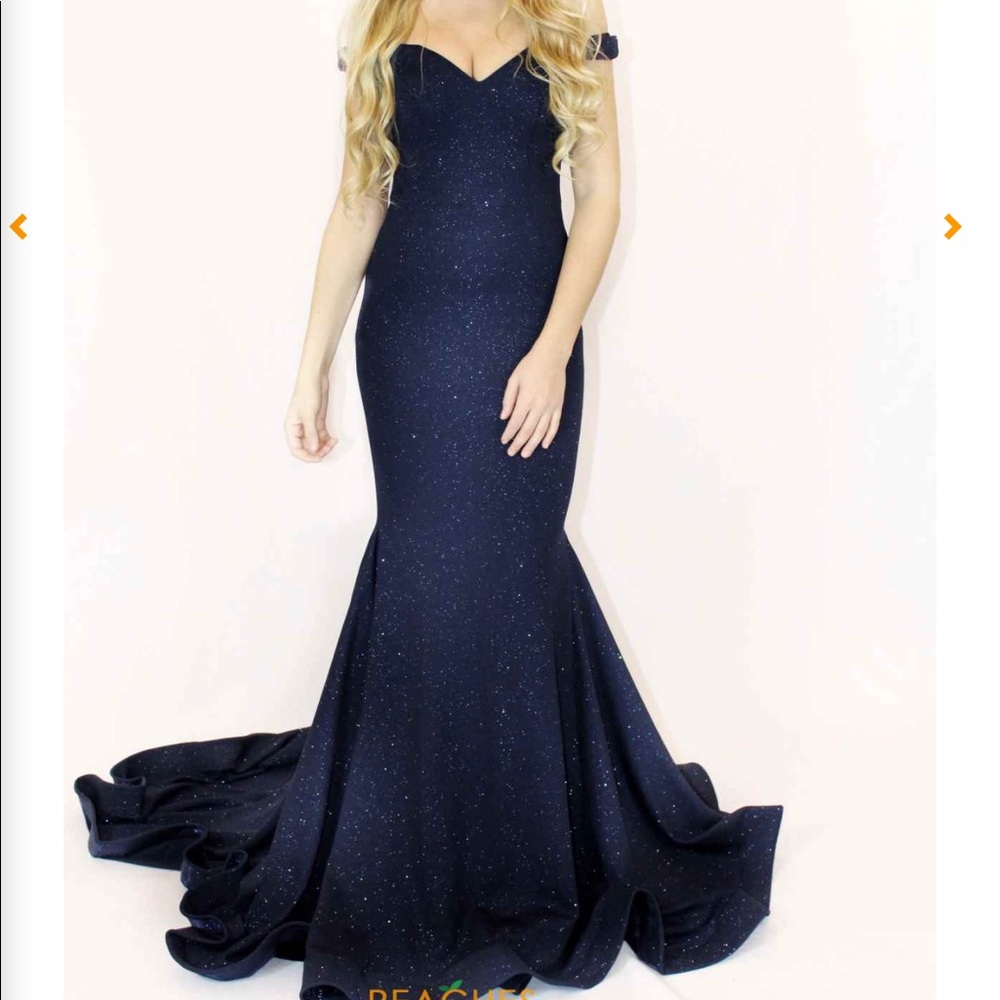 Jovani Prom Dress size 4 navy